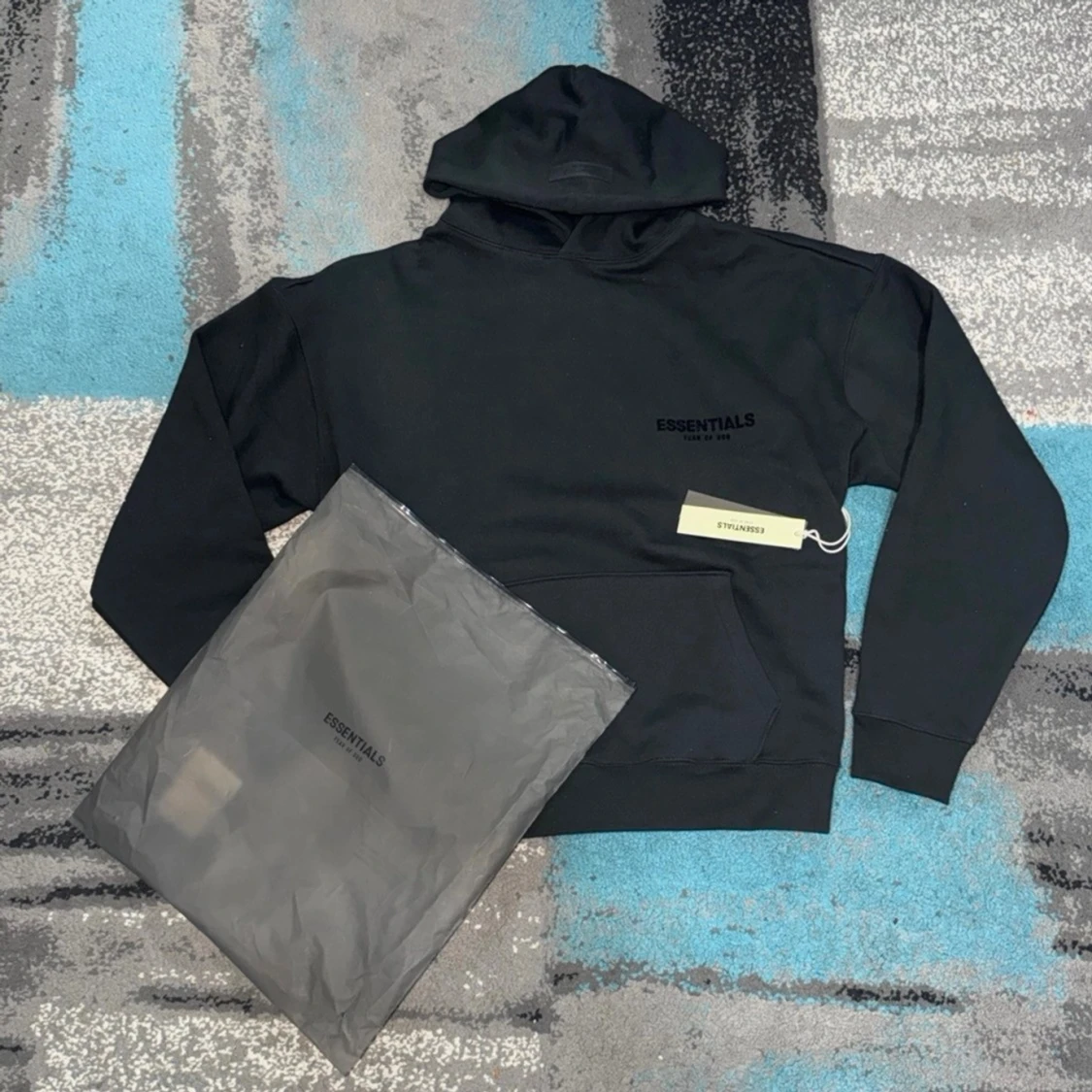 Äkta Fear of God Essentials Hoodie Stretch Limo