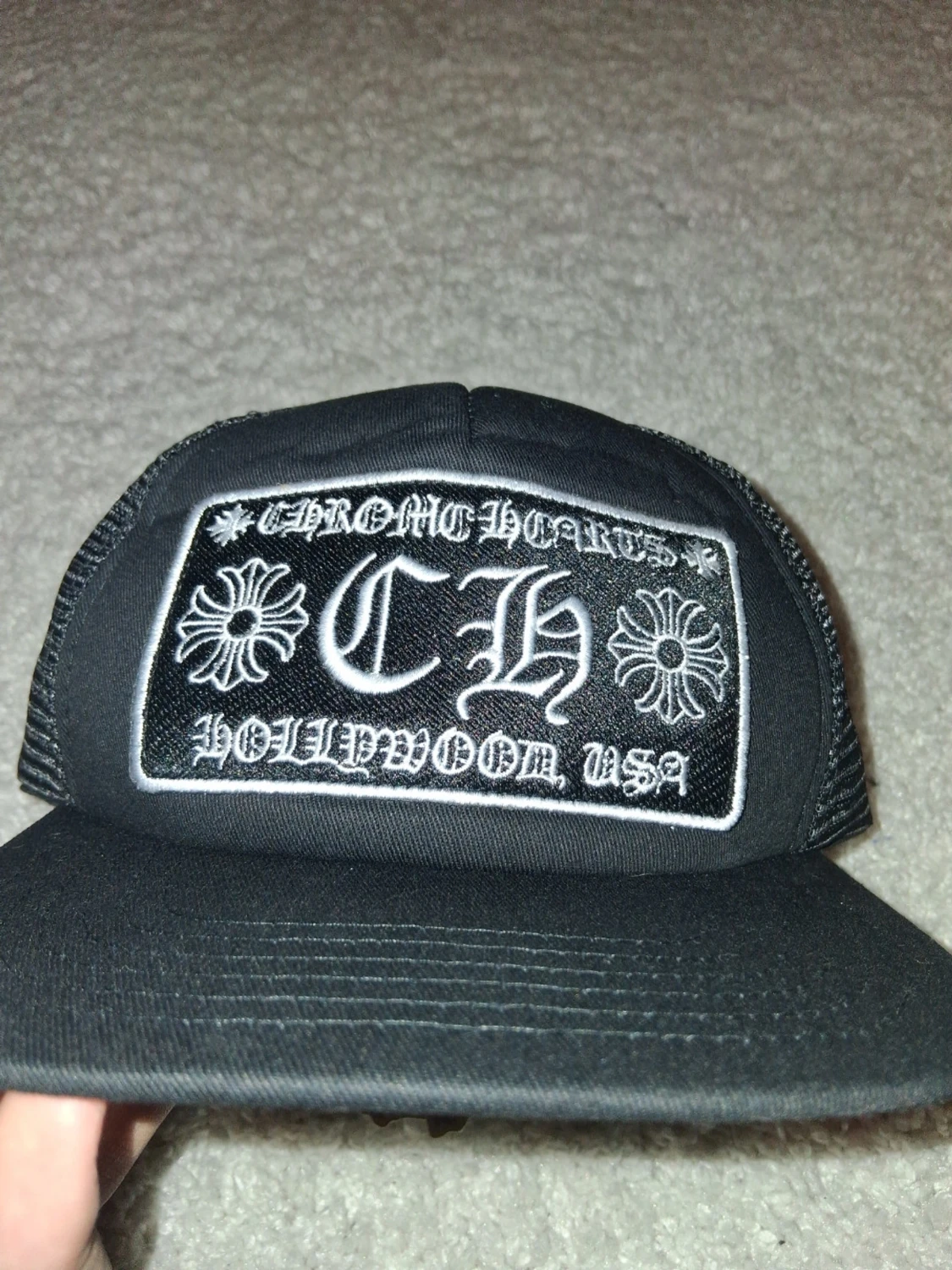 Chrome Hearts truckerkeps svart - 1