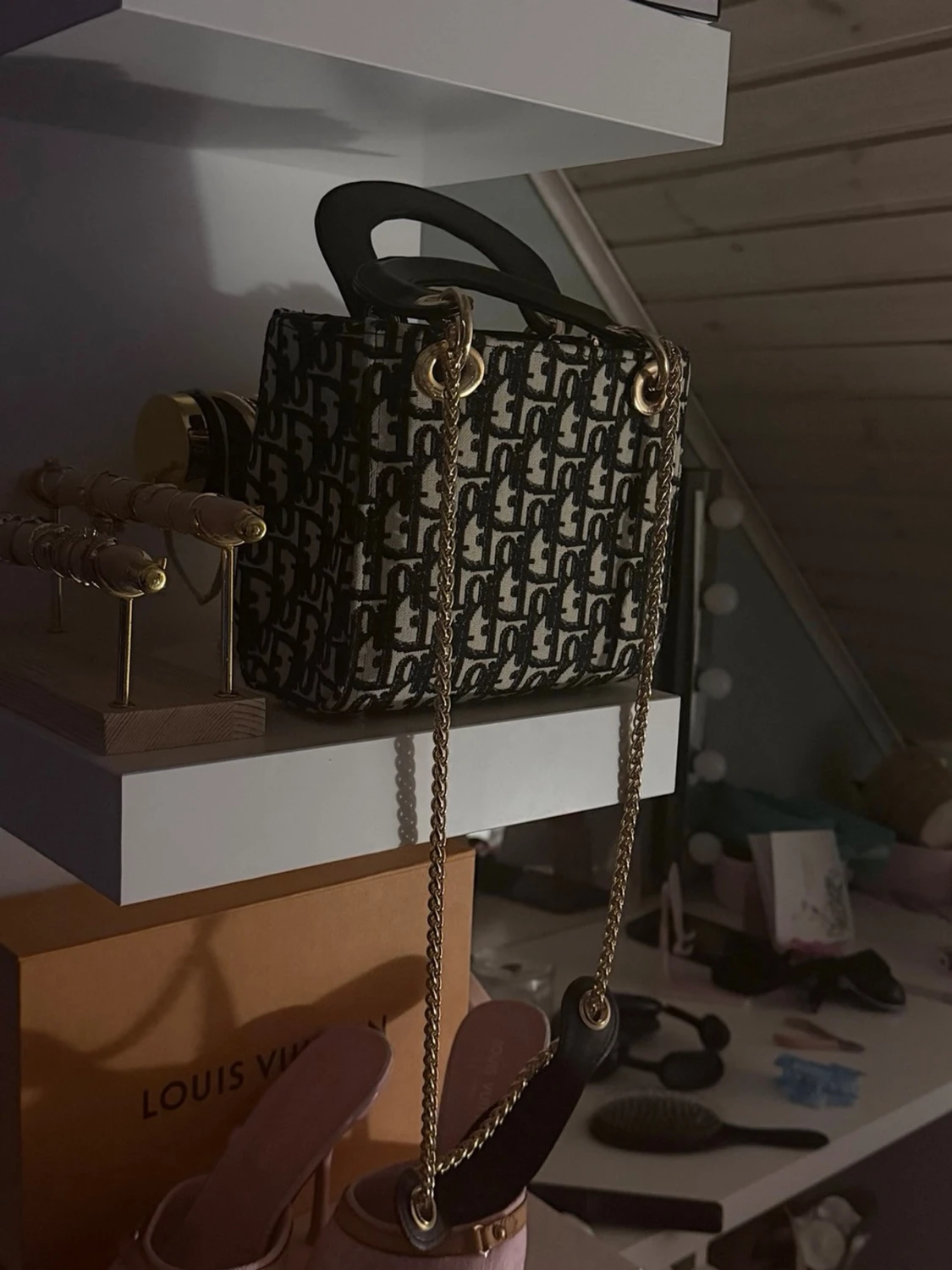monogram handväska - 2