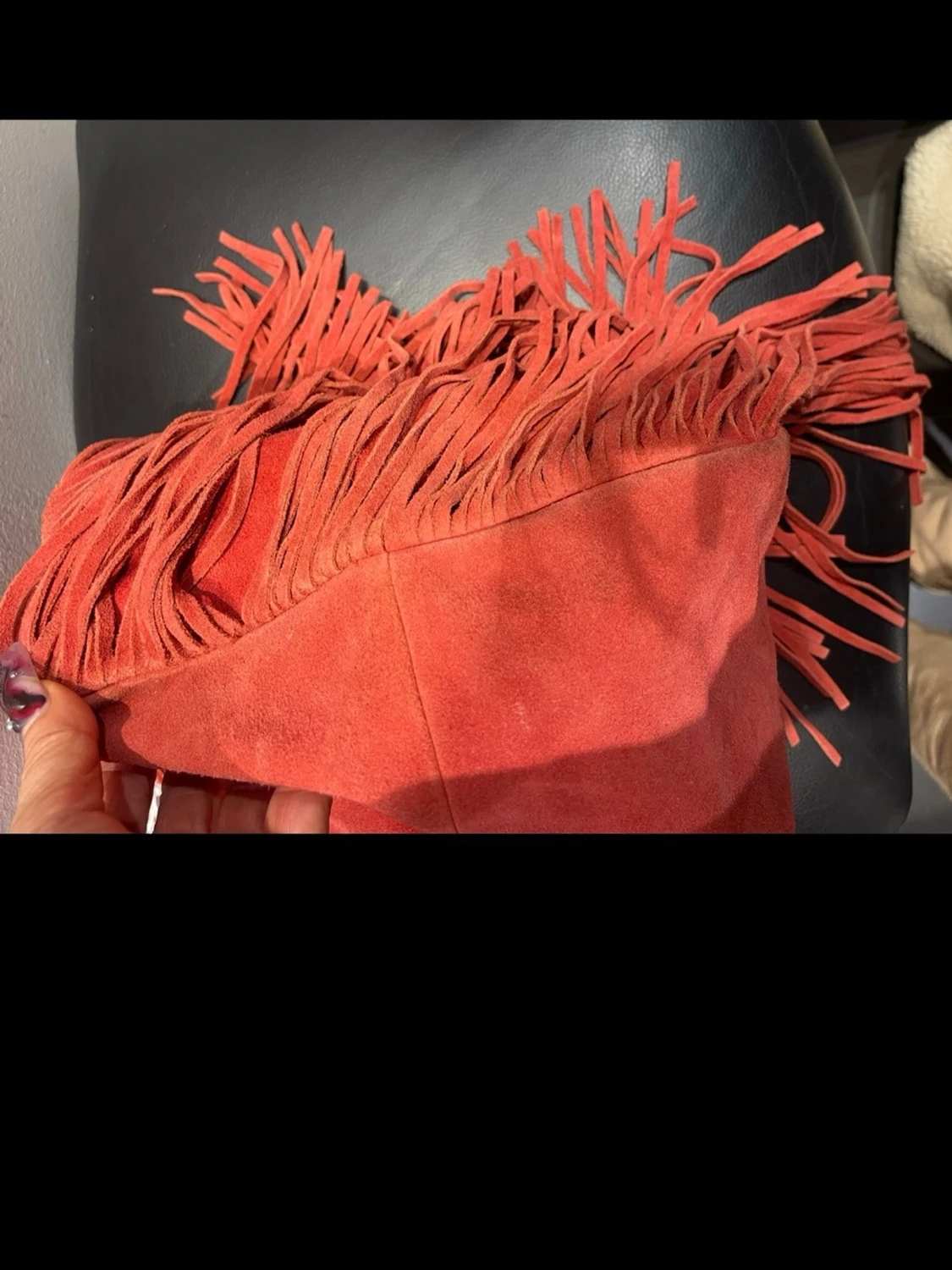 ODD Molly  mocka handväska med fransar - 2