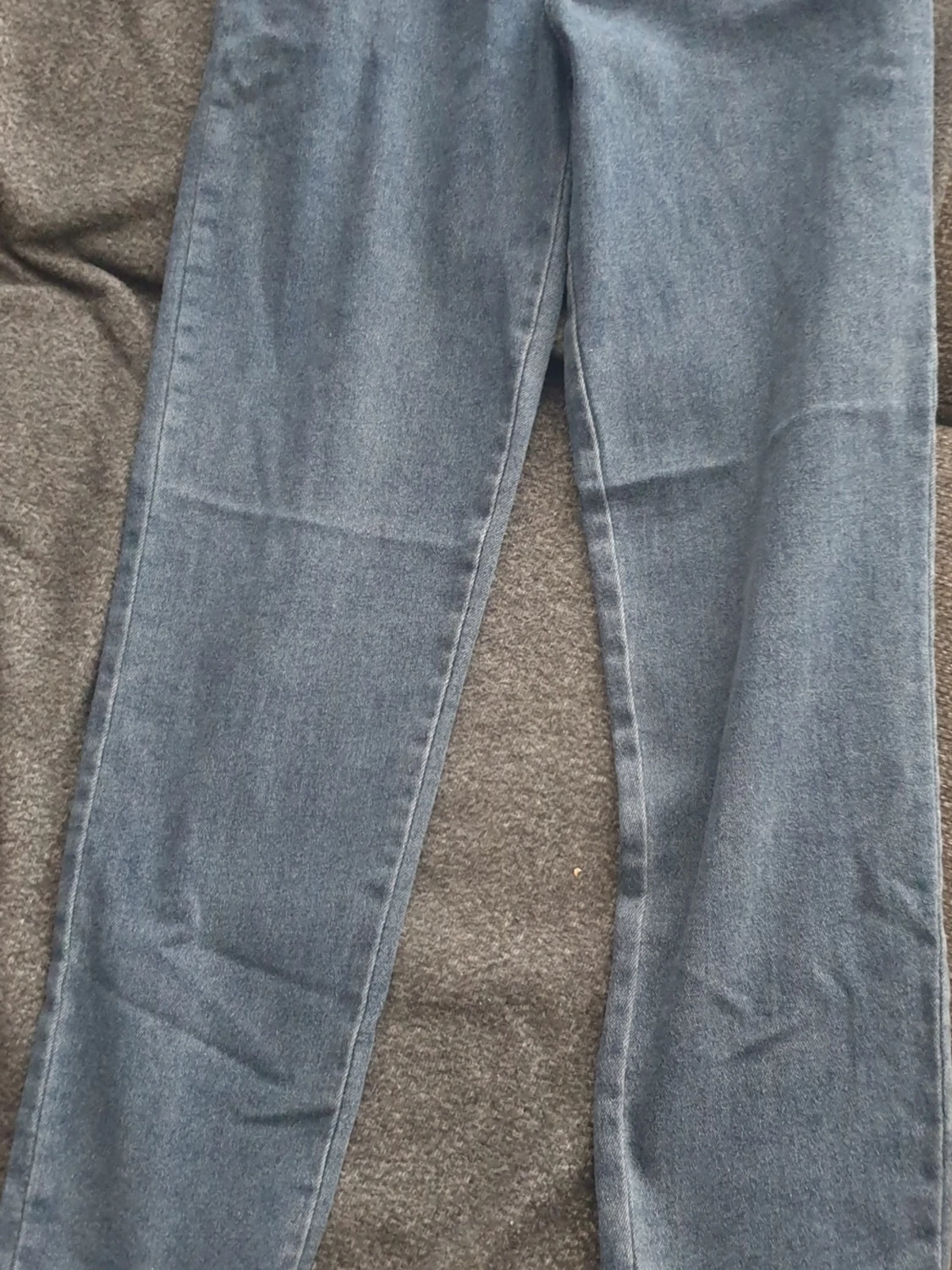 Mörkblå skinny jeans - 1