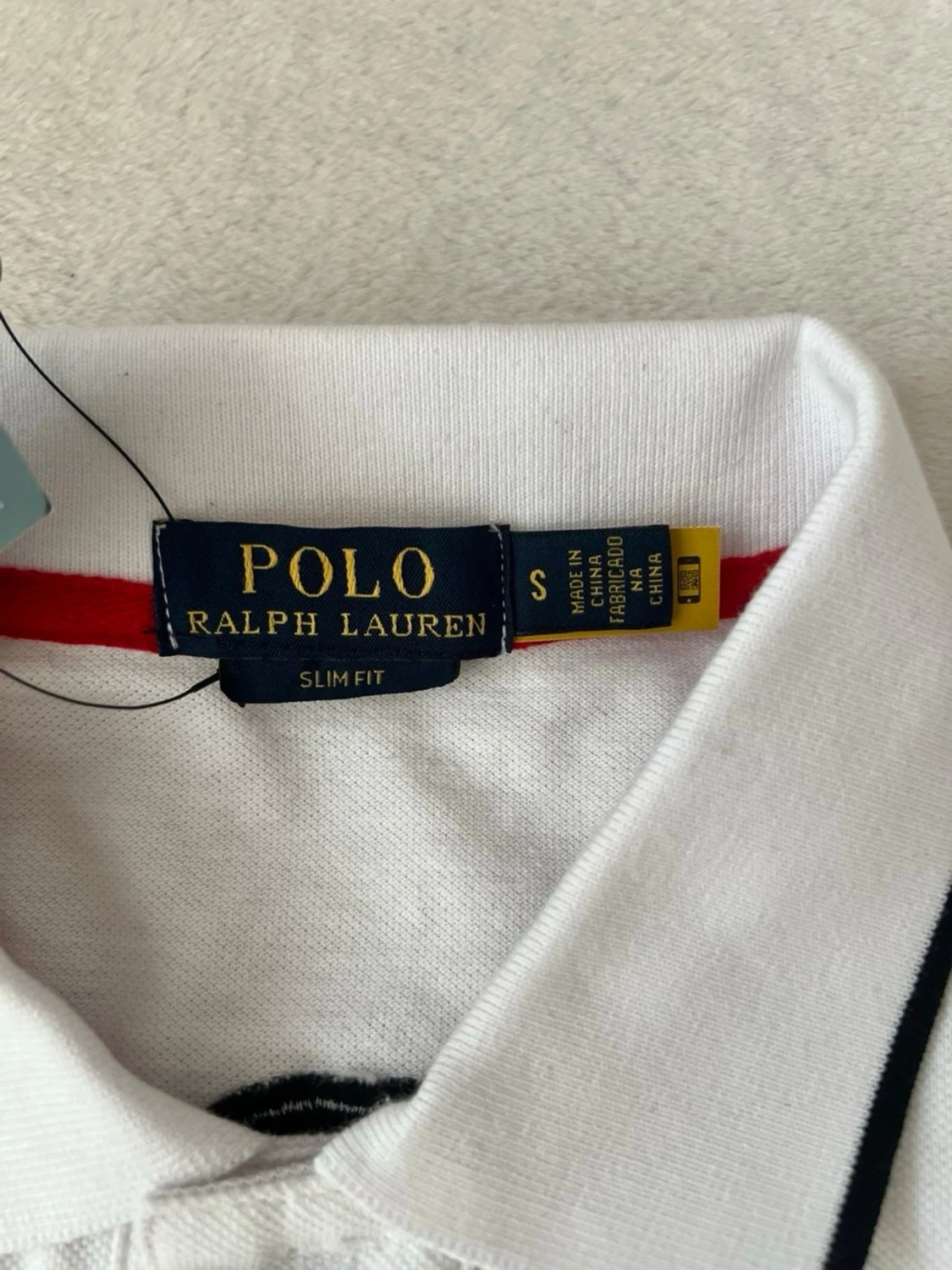 Vit och röd Japan piké från Polo Ralph Lauren - 2