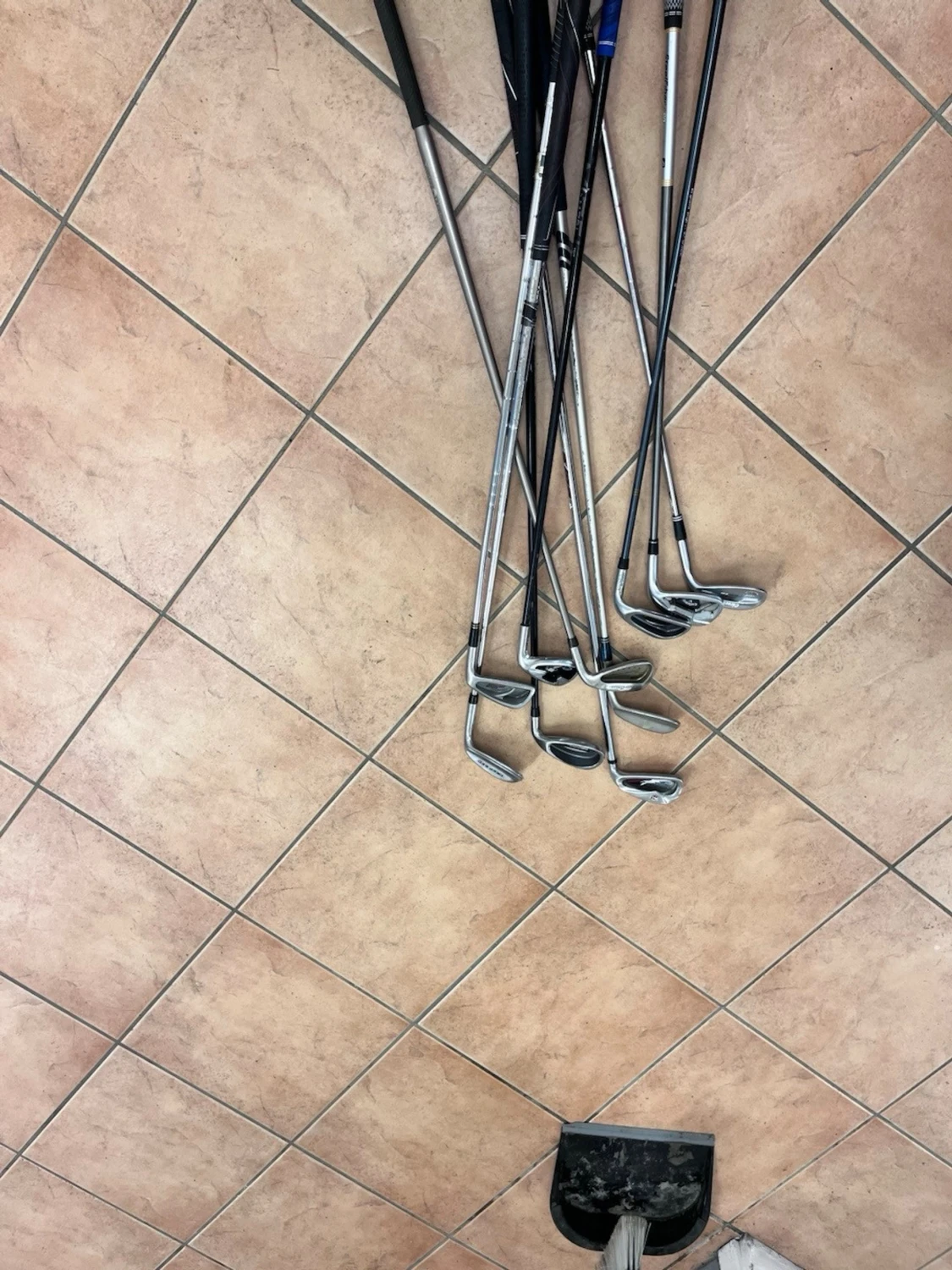 Set med golfklubbor i metall - 4