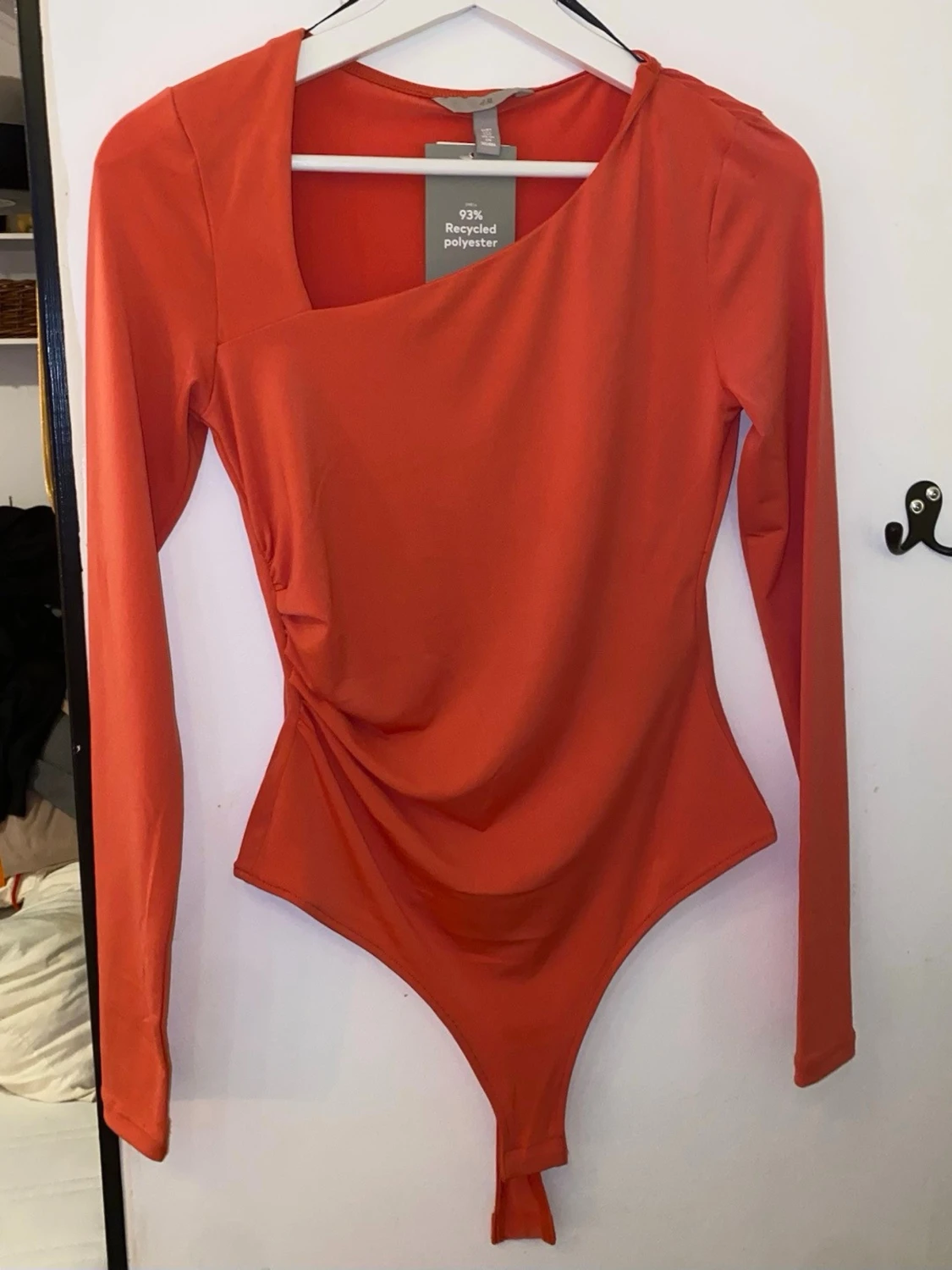 Korallröd asymmetrisk body H&M - 2
