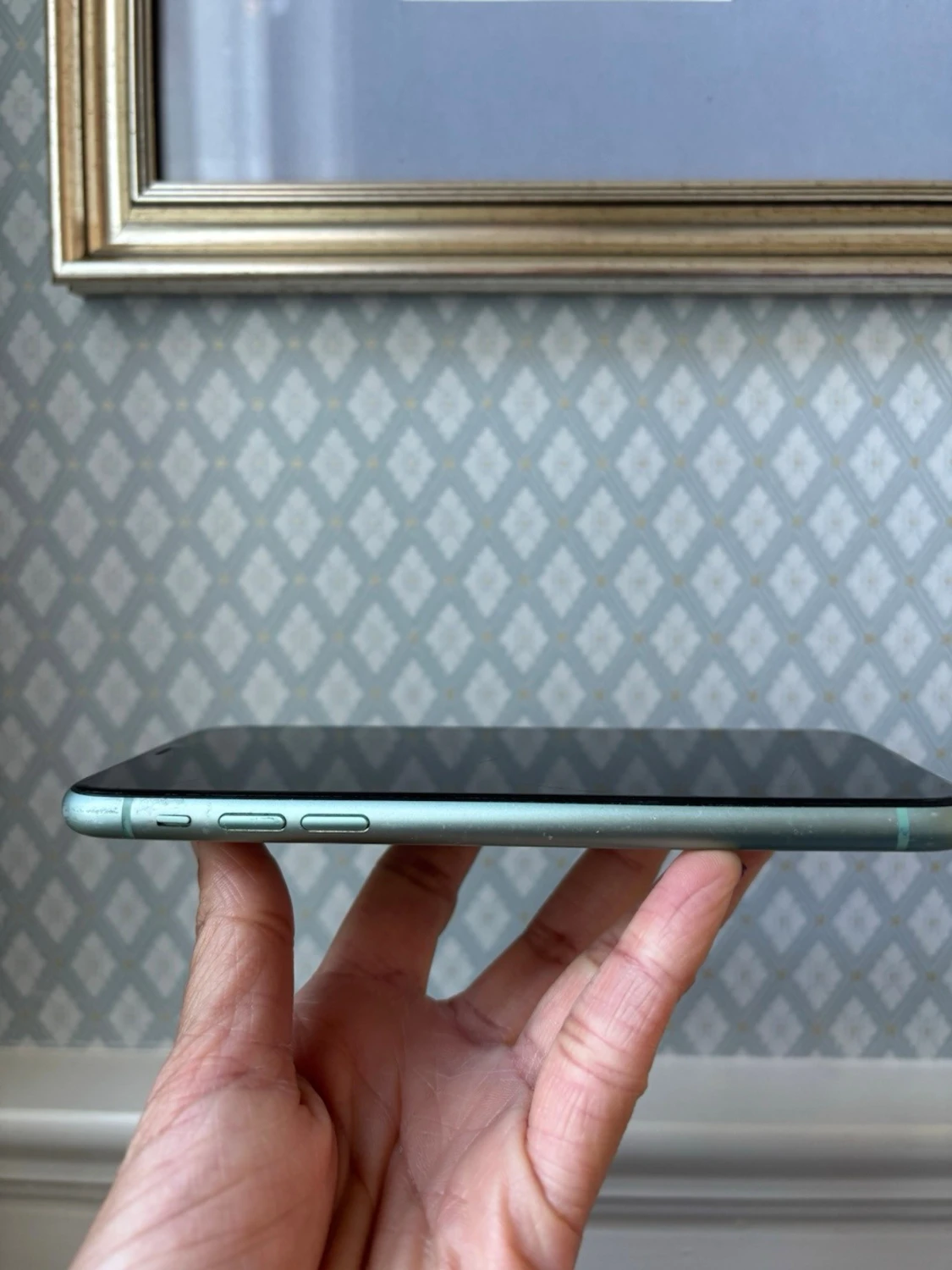 Grön iPhone 11 med dubbla kameror - 4