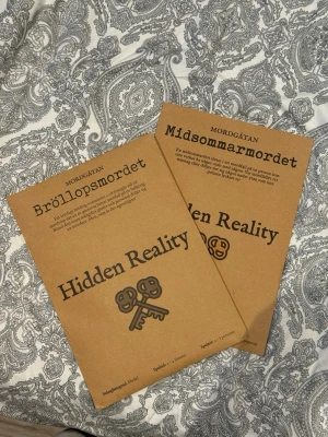 MordGåtor Hidden Reality - Säljer mina mordgåtor nu! Midsommarmordet och Bröllopsmordet. Kan fraktas eller hämtas I Tumba, 200kr styck