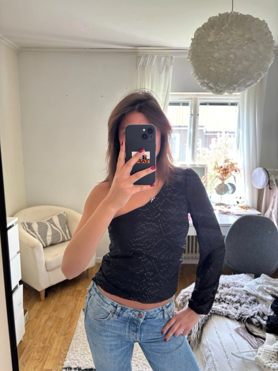 Svart festtopp - 1