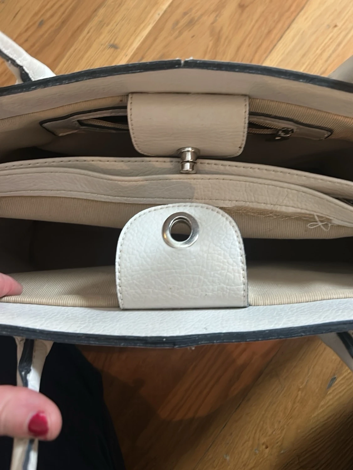 Beige handväska  - 2