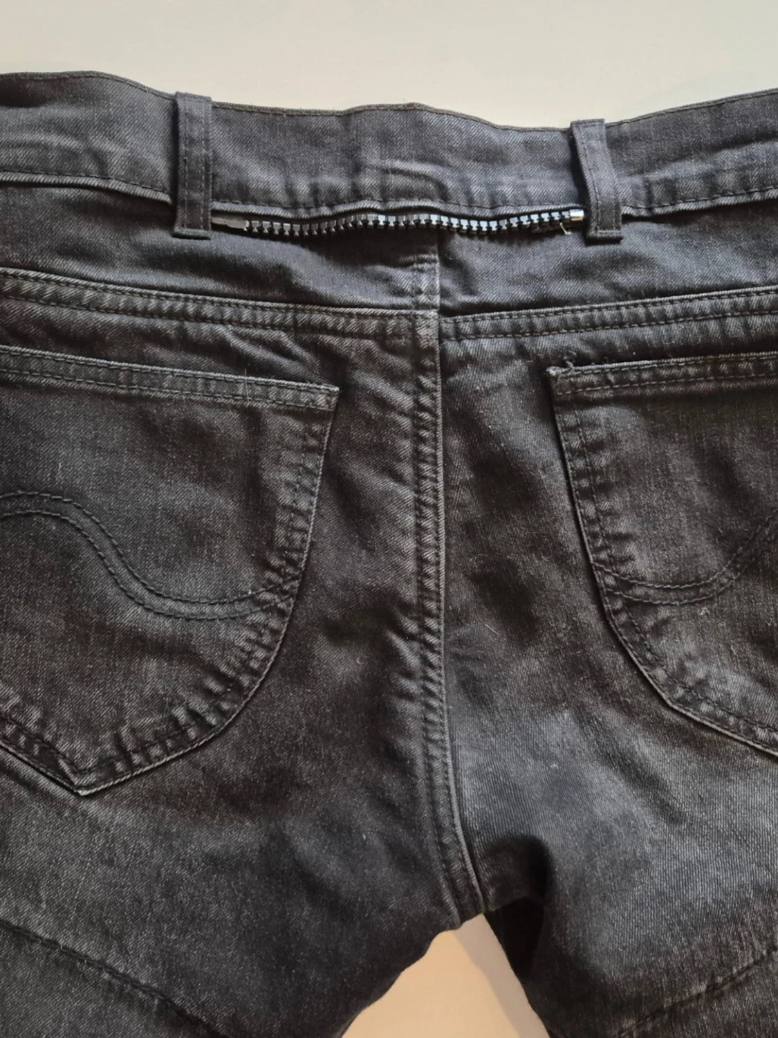 Svart/grå kevlarjeans * stl S/M * Flying Eagle - 3