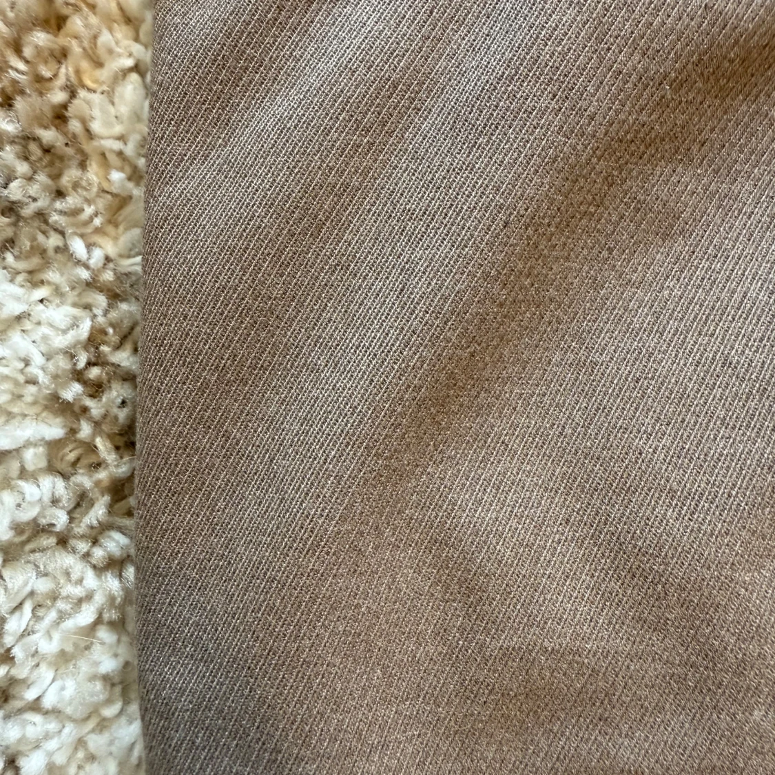 Beige kostymbyxor från H&M, regular fit - 3