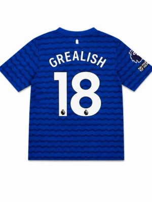 Blå Everton matchtröja - Helt oanvänd Everton matchtröja med Jack Grealish på ryggen med nummer 18. Skriv vid funderingar!