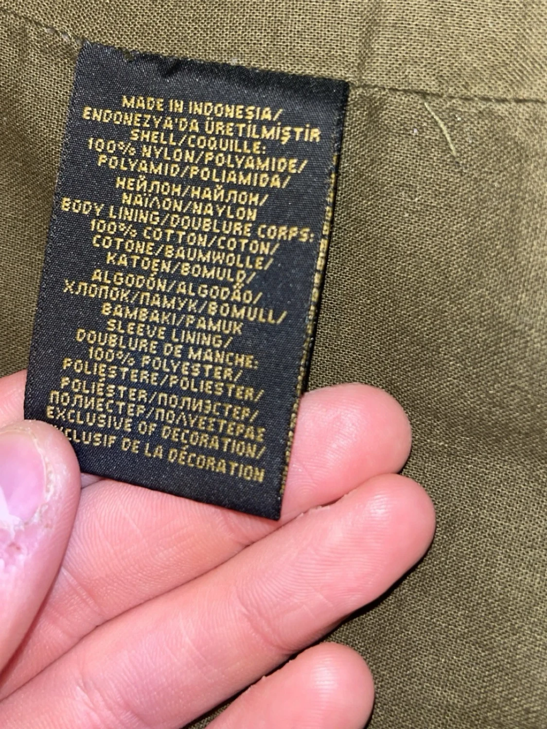 Olivgrön vindjacka från Ralph Lauren - 4