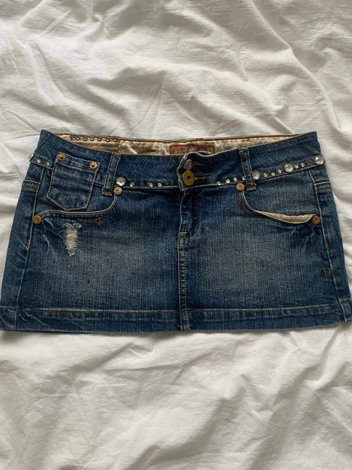 Kort jeanskjol  - 1