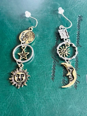 Vintage örhängen  - Vintage örhängen i rostfritt stål, okänt märke. Nya!