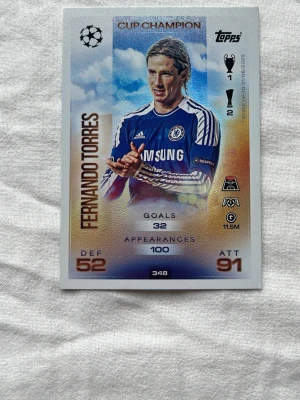 Fernando Torres Match attax 25/26  - Säljer ett fotbolls kort som är väldigt bra en icon.väldigt bra skick inga repor eller något annat.