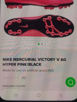 Nike mercurial 5 viktory ag  - Jätte find kvalitet,  använd 3 gånger på grund fel storlek 