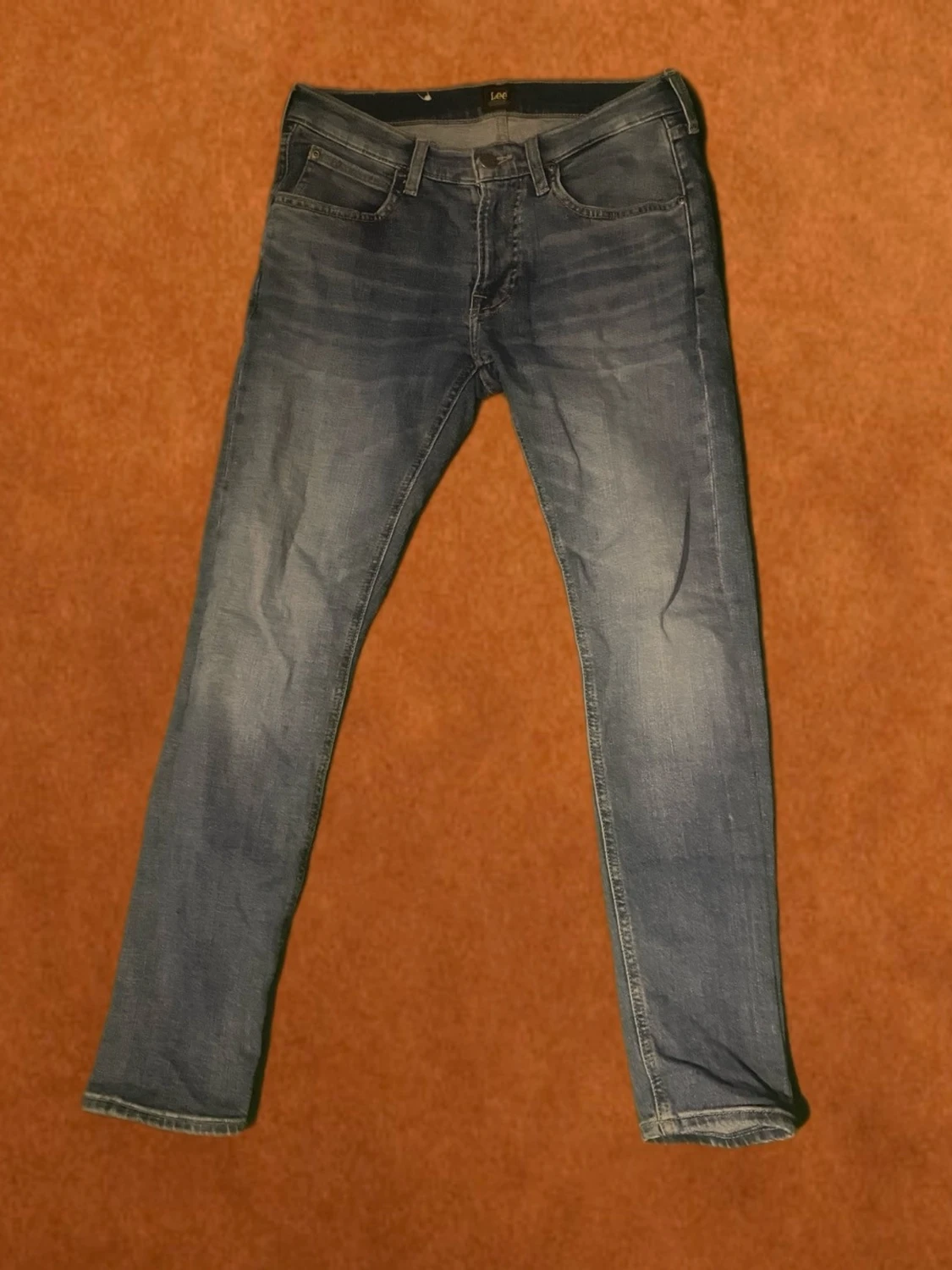 Blå slim fit jeans från Lee - 1