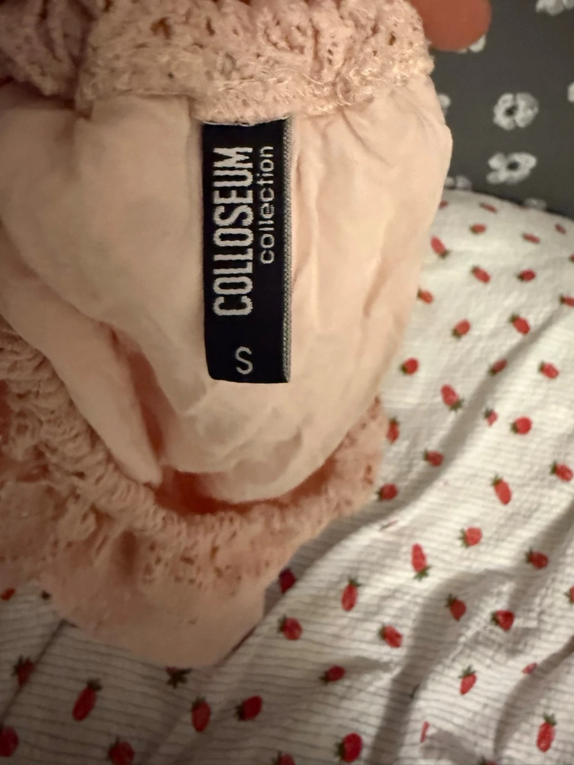 Ljusrosa offshoulder topp Colloseum - 1