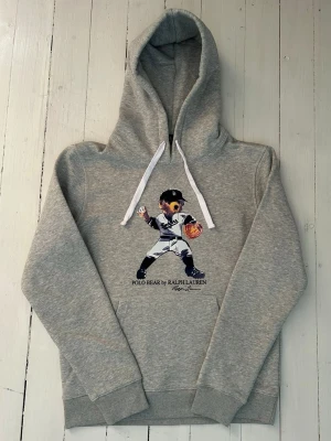 Ralph Lauren polo bear hoodie herr, storlek S  - Hej! Säljer denna riktigt schyssta polo bear hoodie från Ralph Lauren. Den är i storlek M men sitter en storlek litet och passar därför som en S. Den är endast använd någon enstaka gång och är därmed i ett nyskick. Original lappar och påse finns kvar och medföljer naturligtvis vid köp. Jag fraktar alltid snabbt! Mvh
