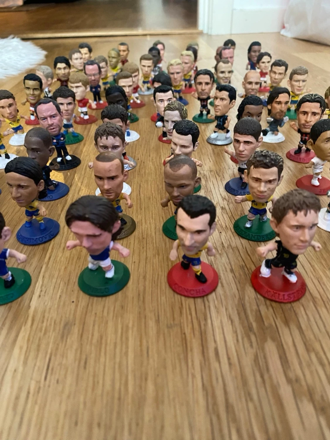 Samling fotbollsspelarfigurer - 2