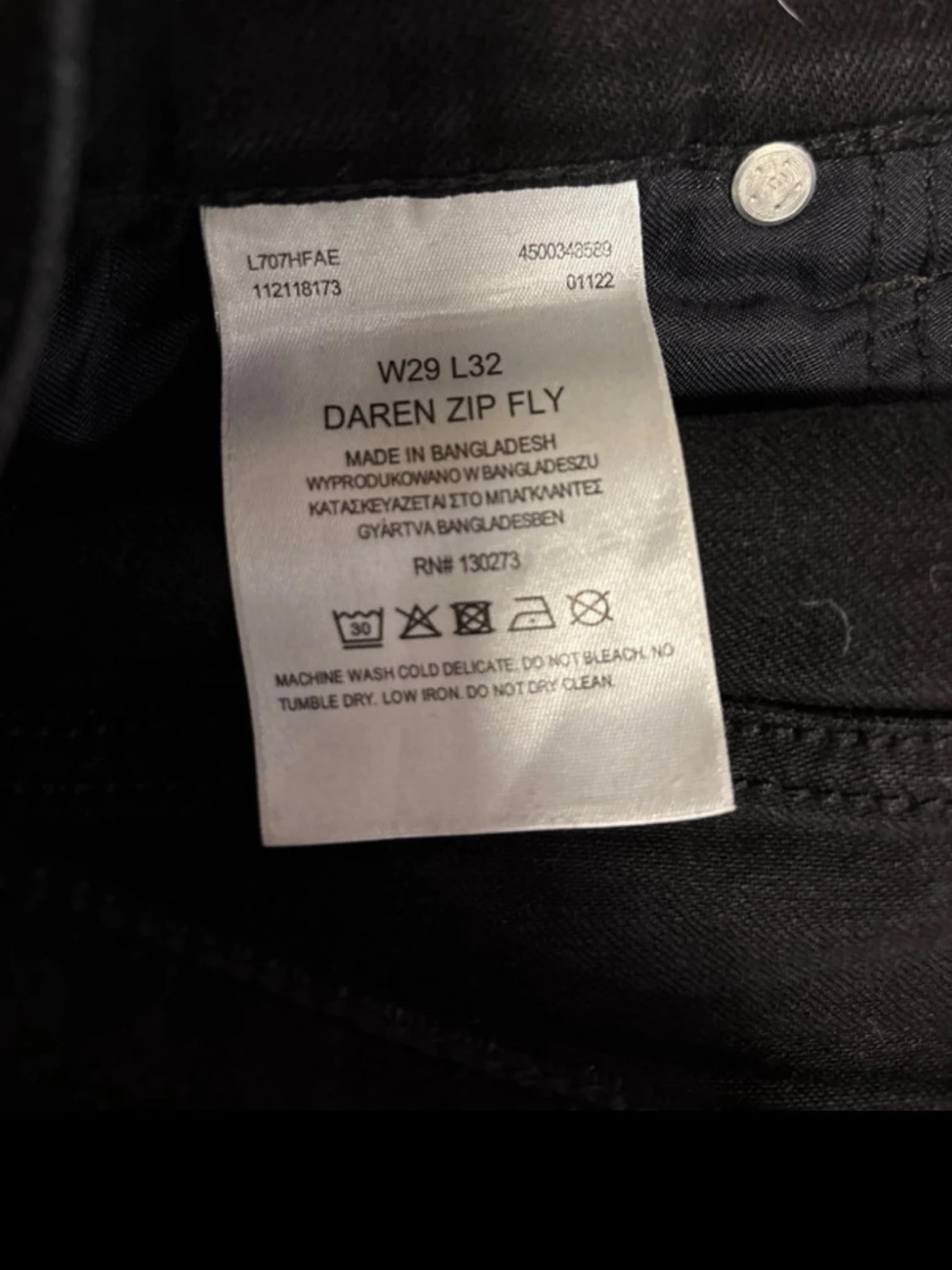 Svarta  jeans från Lee - 2