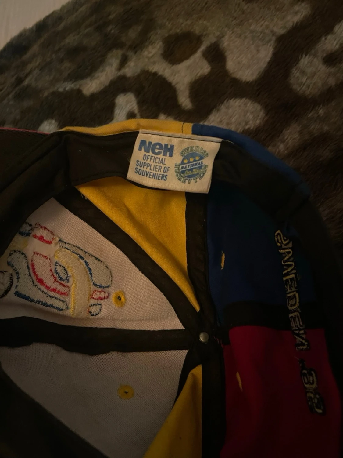 Flerfärgad keps VM Ishockey 1995 - 2