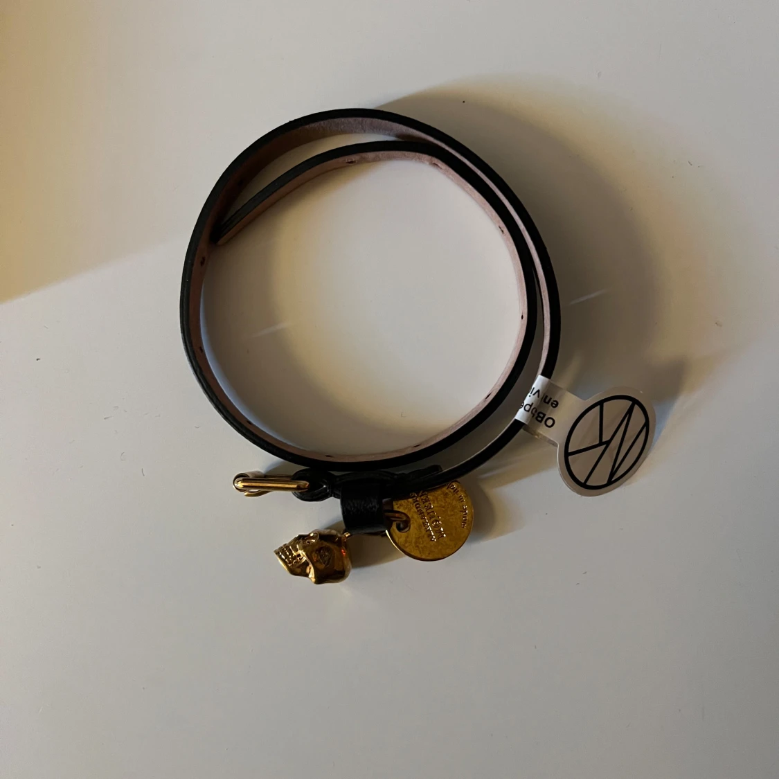 Alexander McQueen läder armband - 3