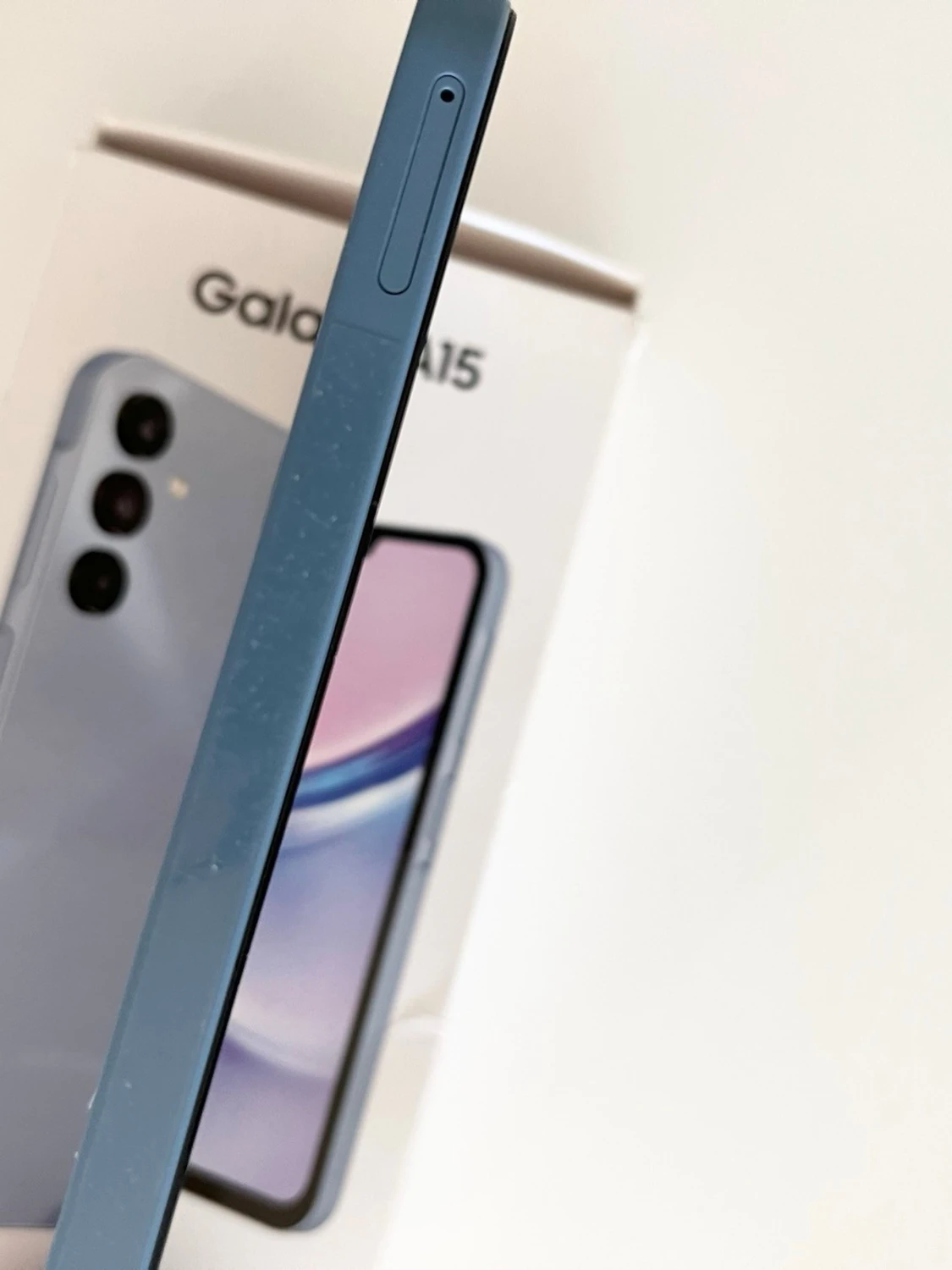 Samsung Galaxy A15 blå Android-mobil - 6