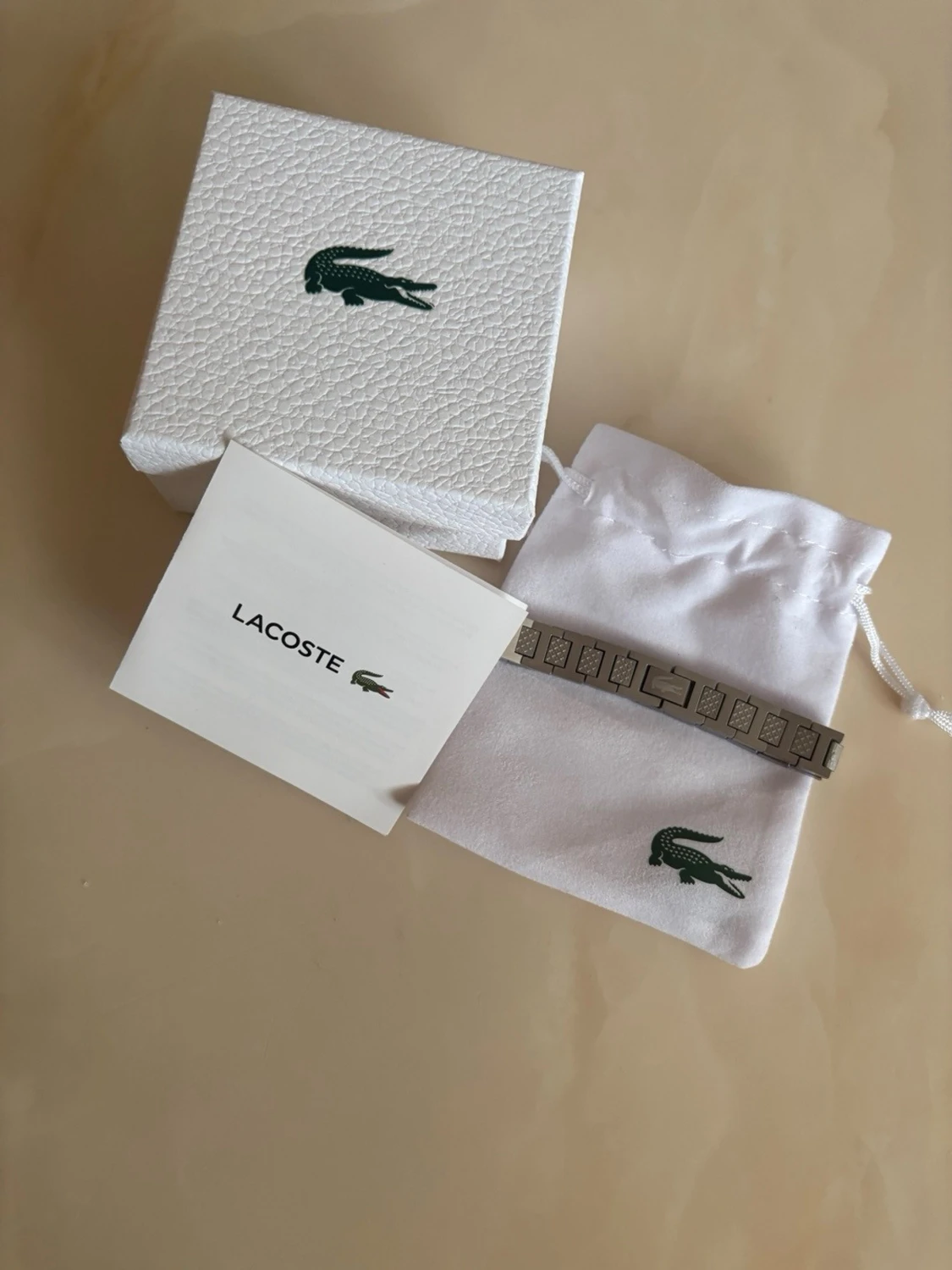 Lacoste armband i rostfritt stål