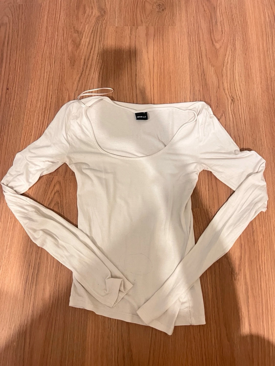 Vit långärmad topp från Primark - 5