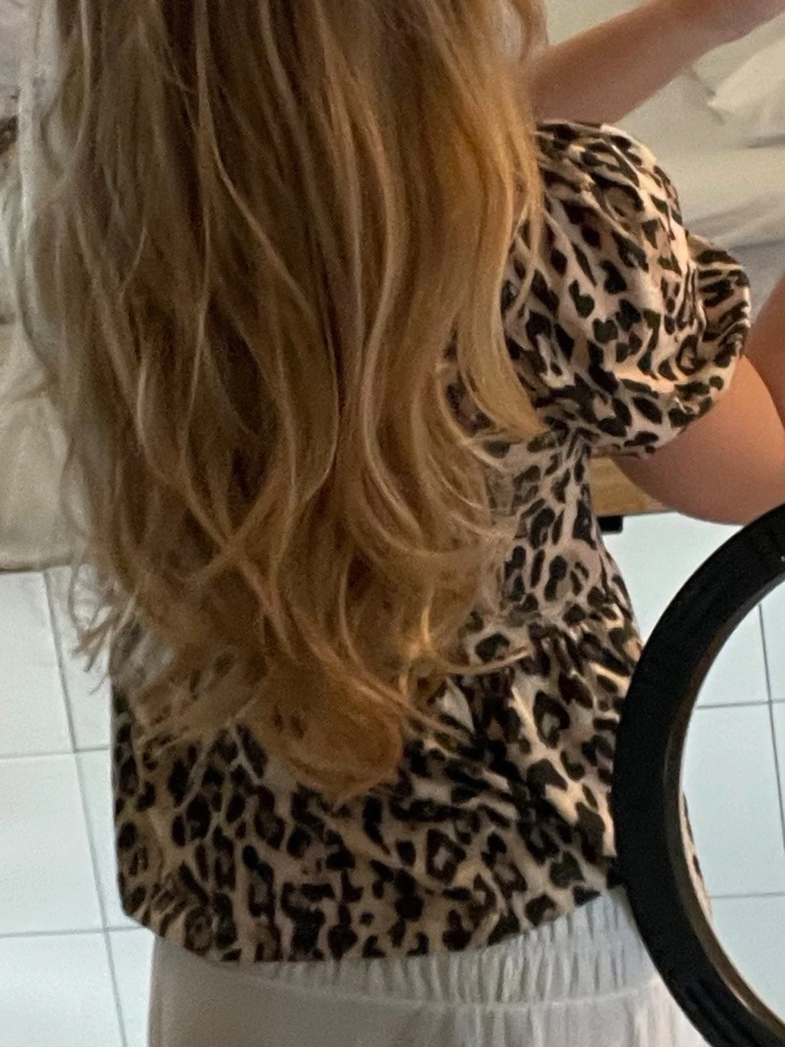 Leopardmönstrad blus - 2