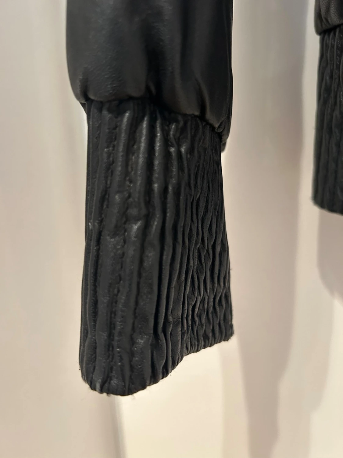 Svart skinnjacka från Object - 4