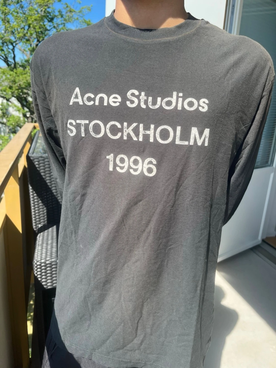 Svart långärmad Acne Studios äkta - 1