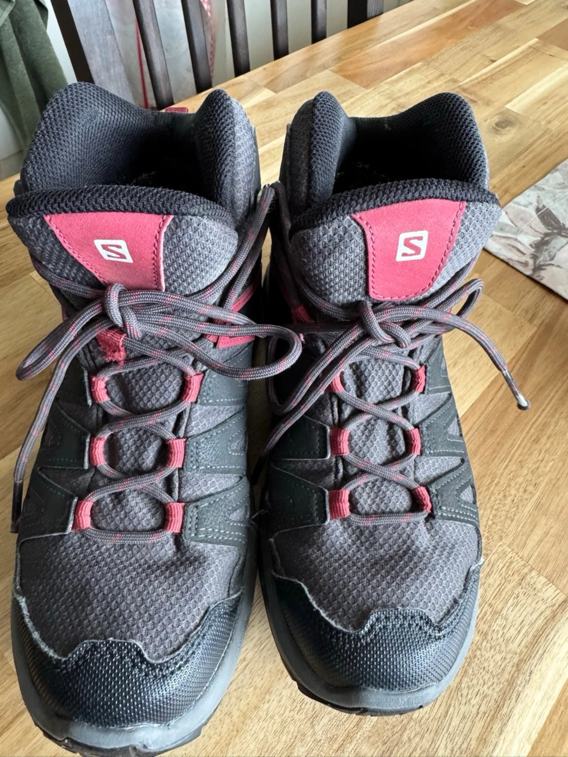 Salomon Gore-Tex kängor grå/rosa - 3