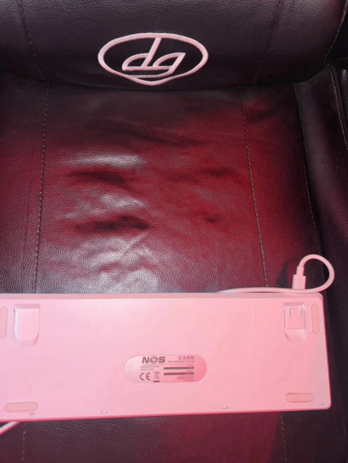 NOS C-450 Mini PRO RGB gaming tangentbord (cotton candy,limited edition)) - 4