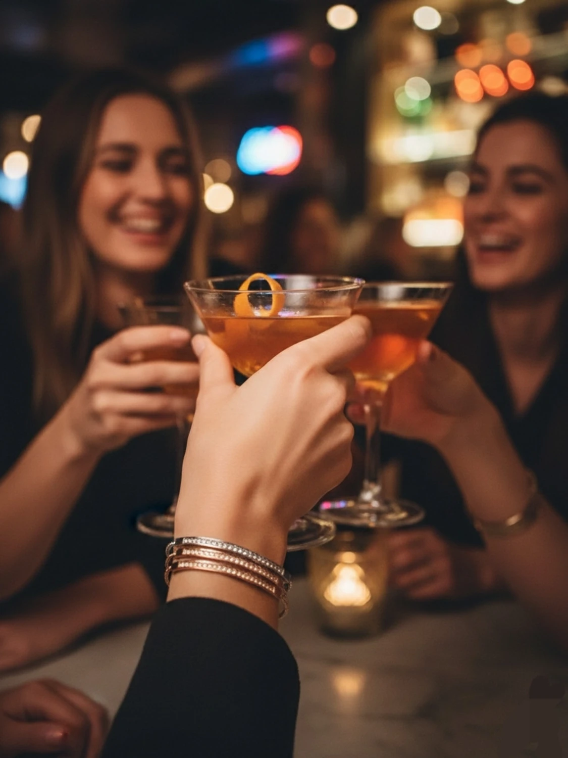 Set med 3 eleganta armband – Guld-, silver- & roséguldsfärgad finish – NYTT! - 4