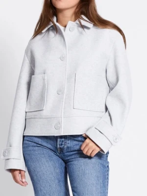 Ljusgrå oversized jacka med stora fickor - Snygg grå kappa från lager 157. Använt fåtal gånger. 