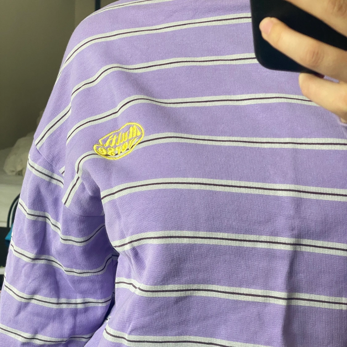 Lila Collegetröja  - 91