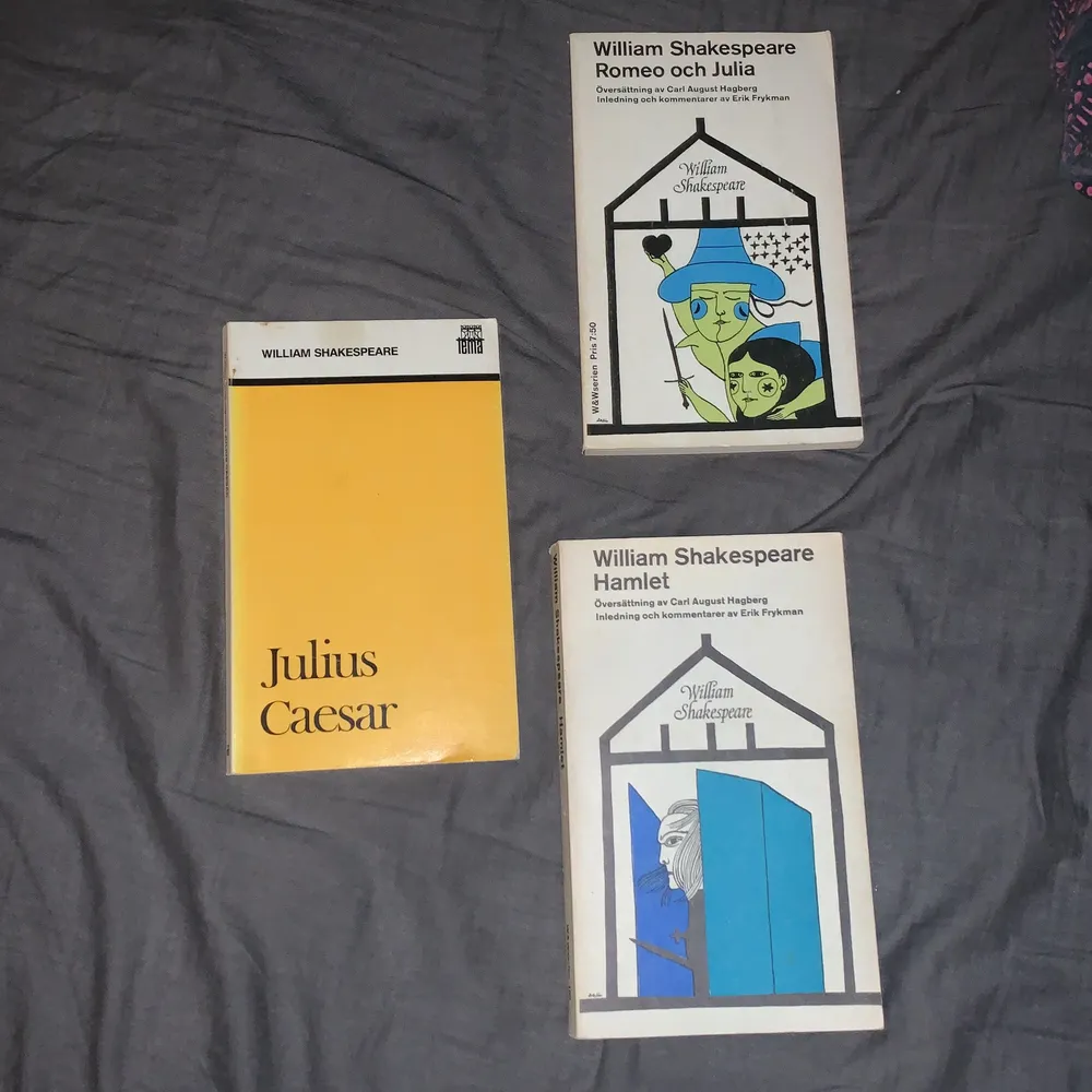 Perfekt för dig som vill börja läsa mer klassiskt. Här är ett kit med 3 kända verk av William Shakespear. Alla dessa böcker är på svenska.. Övrigt.