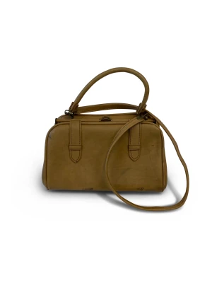 50's Smooth Leather Handbag - 50's Smooth Leather Handbag  -Light Brown Smooth Leather -Great Condition (Some Small Scuffmarks) -One Size  Measurements -Width: 24cm -Depth: 11cm -Height: 13cm