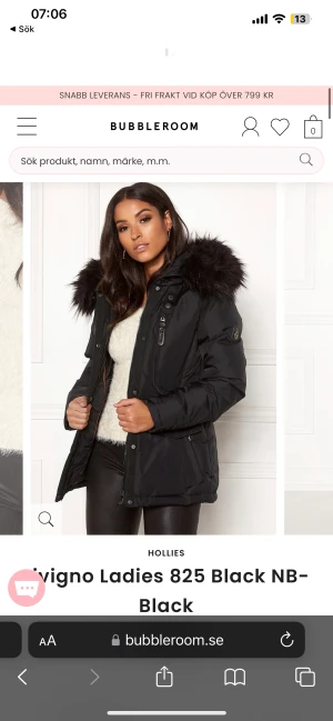 Hollisterjacka Livingo - Brun äkta päls. Inte svart päls som på bilden. Hollies Livigno. Storlek 36. Knappt använd köpt förra året Pris kan disskuteras vid snabb affär