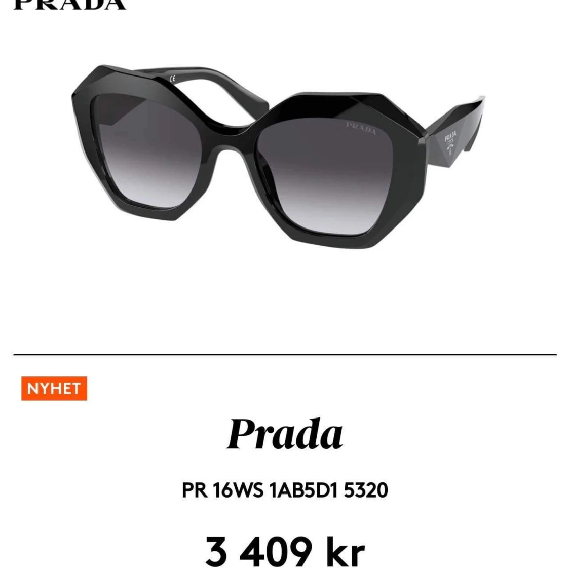 Prada simglasögon  - 90