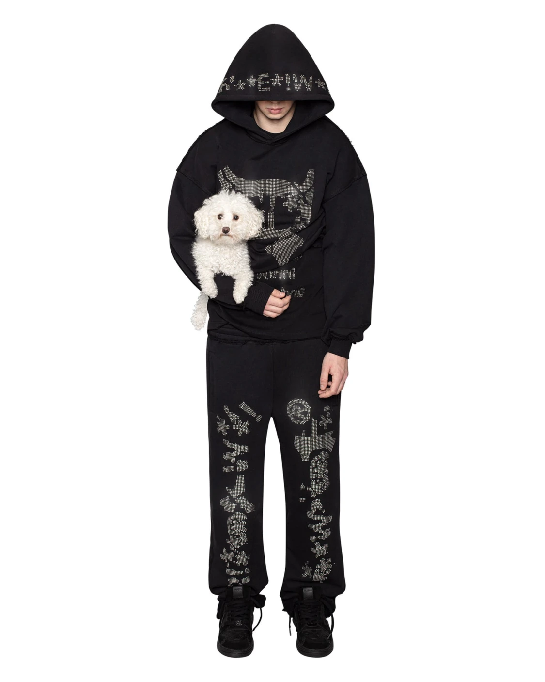 Racer Worldwide Studded Censored Hoodie - 90