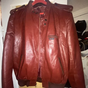 Members only skinnjacka  - Äkta läder