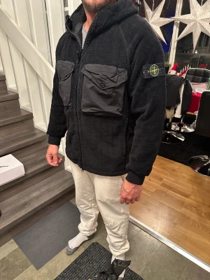Stone Island Fleece - Stone Island Fleece Hooded Sweatshirt Black NY!
