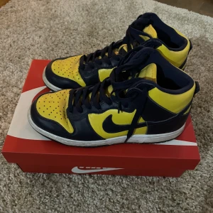 Nike dunk high Michigan  - Nike dunk high michigan, använda och creasade, använder inte längre, köpta från endclothing