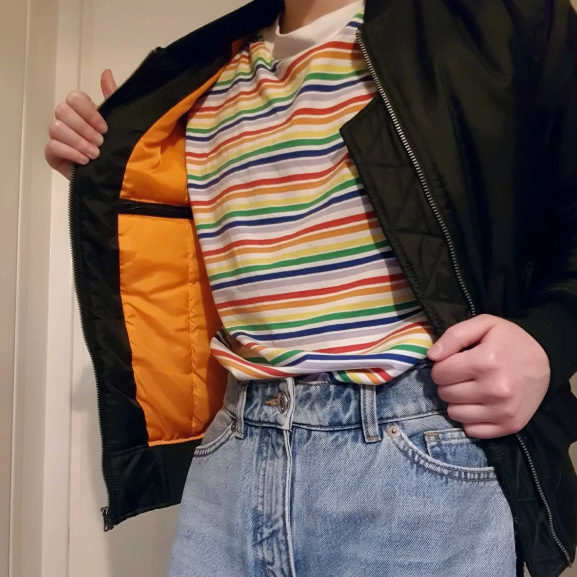 Svart bomberjacka - 91