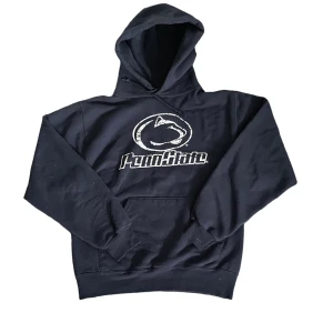 Hoodie  - Blå Collage Hoodie med tryck  Strlk: s Vintage men inga skador och märken