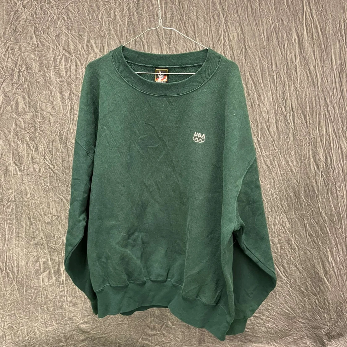 Mörkgrön ”USA” Olympic Sweatshirt - 90