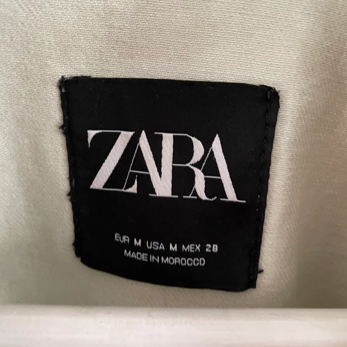 Pale green cotton Zara jacket  - 90